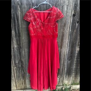 Red prom dress / bridesmaid